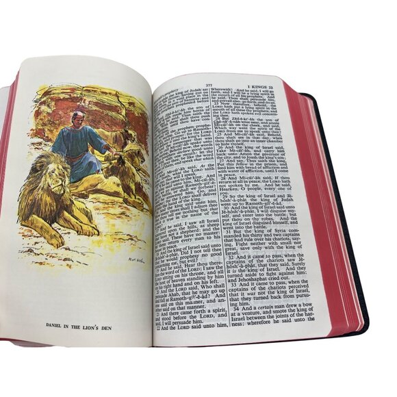 1976 KJV Bible Red Letter Zondervan Lollipop Series in Box - Picture 7 of 10